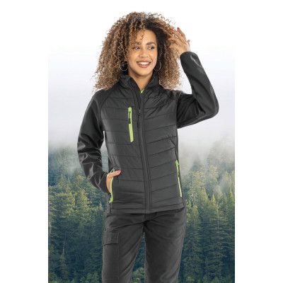 Blusão Softshell acolchoado Black Compass